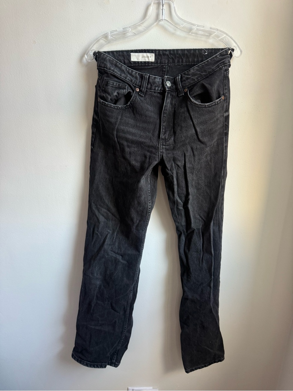 Zara Black Straight Jeans
